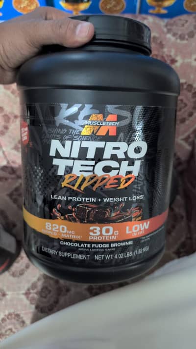 Nitro tech whey gold 2lbs and 5lbs available Nitro tech ripped 2lbs an