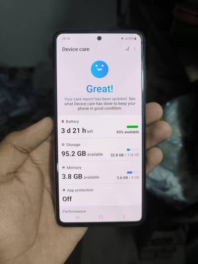 Samsung A51 8gb Ram 128 GB Storage