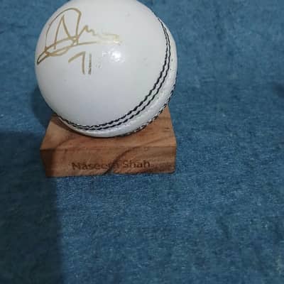 Naeem Shah Gold plated signature