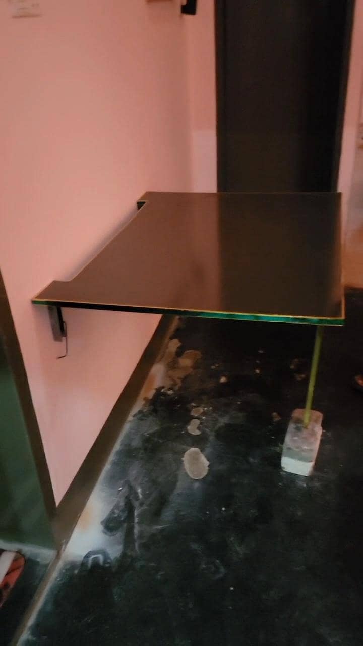 Wall Mounted Folding Table – Space Saving Study / Laptop Table 0