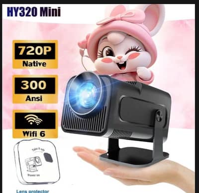 HY320 Android Projector | 4K Support | WiFi + Bluetooth | Home Theater