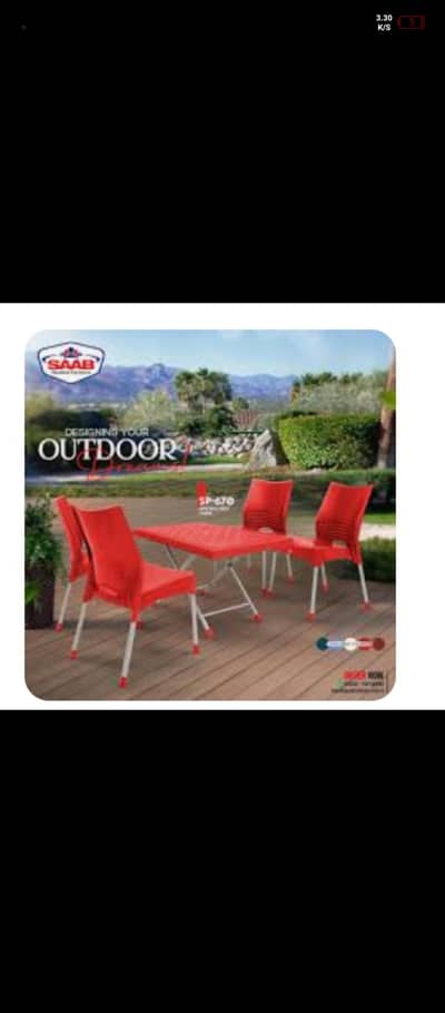 chair set  4 chair 1 table