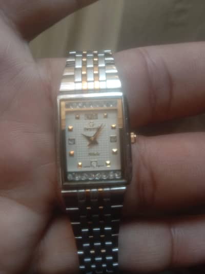 swiston watch ladies 18k Gold electro plated