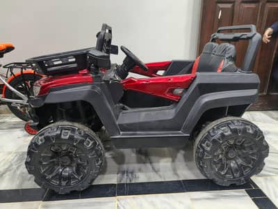 Kids rechargeable jeep (used)