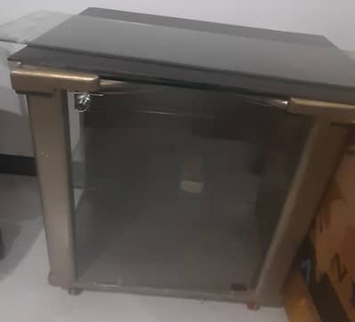 Sony TV with Crystal TV trolley