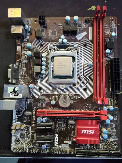 Intel Core I5 6500 6th Gen Processor Msi H110M PRO-V