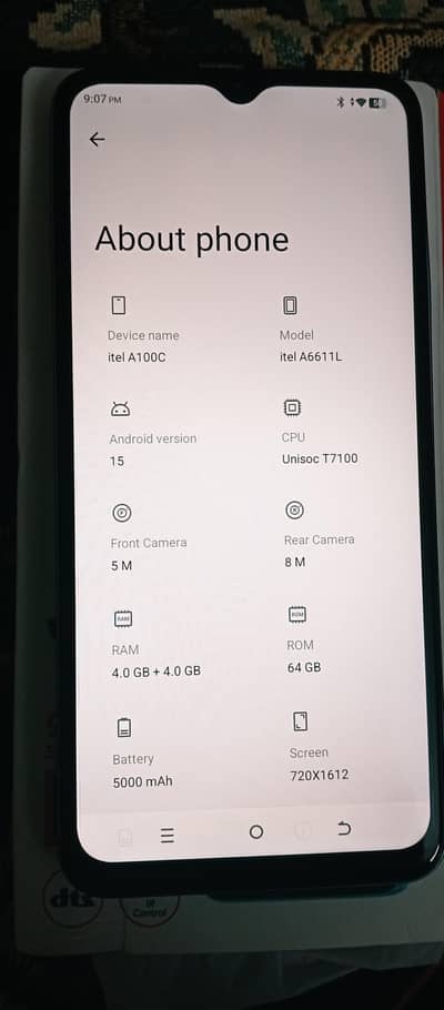 itel a 100c just box open