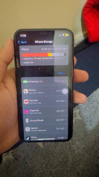 Iphone 11 pro PTA Approved 64 gb good condition