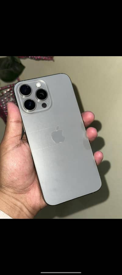 Iphone 15 pro max ( 256 gb ) natural colour