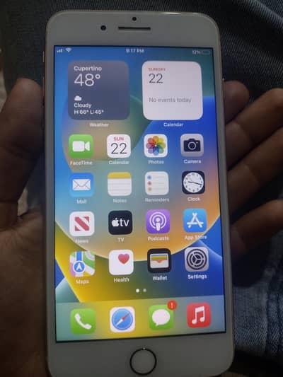 iphone 8plus pta approved all oky Gold color