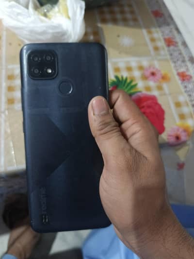 realme c21 4+64  10/10 condition all ok no fault finger face id ok