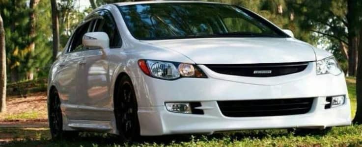 Honda reborn body kit 4 pcs triple coat front back sides