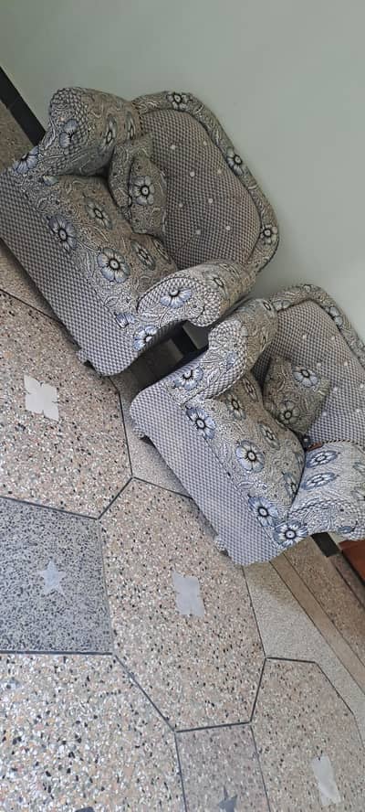 2 set 5 Seater sofa leather sofa