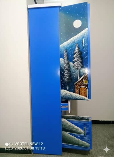 "Durable kids wardrobe (excellent condition)"