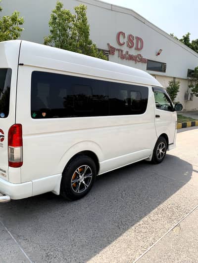 Toyota Hiace Grand Cabin available for booking tour rent