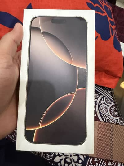 Iphone 16 pro max 256GB Non Pta Physical + Esim Box Available