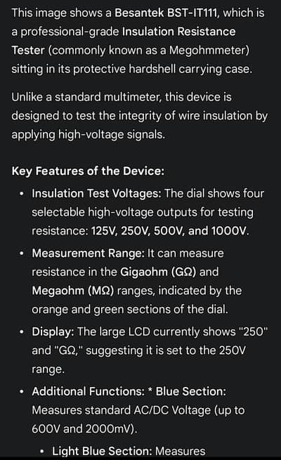 Besantek BST-IT111 volto meter professional saudia