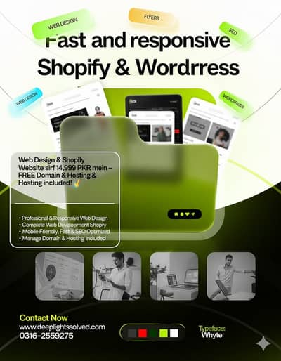 Web Design | Web Development | shopify Website Free Domain & Hosting