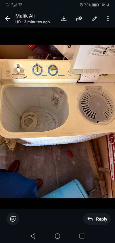 Washing machine with dryer