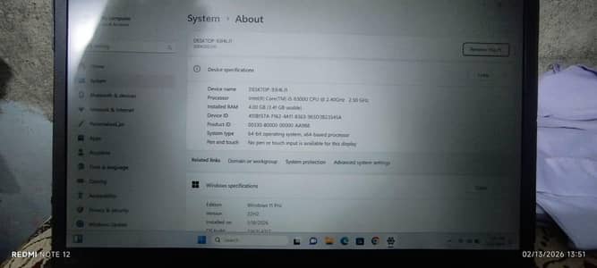 Lenovo Thinkpad i5 6th generation for sale in good condition