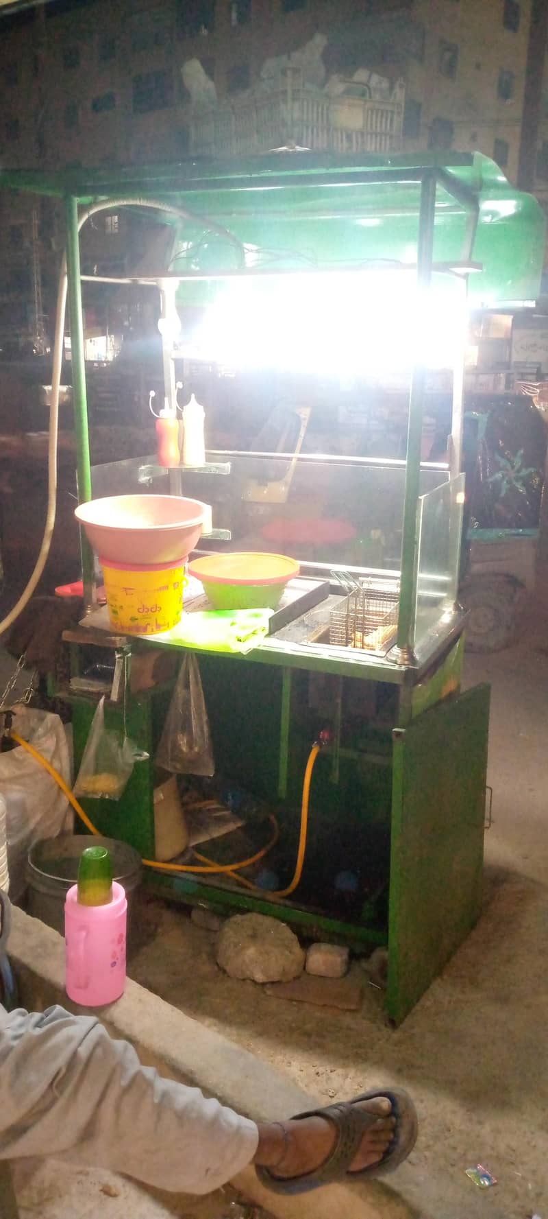 Fries stall complete setup 0