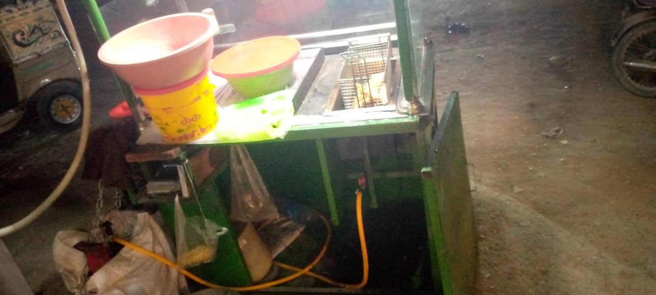 Fries stall complete setup 1