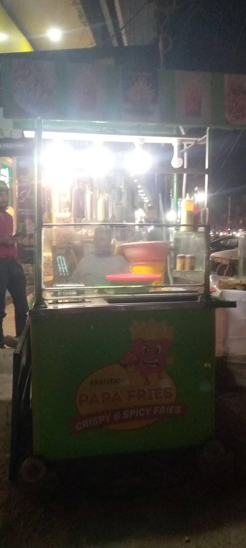 Fries stall complete setup 2