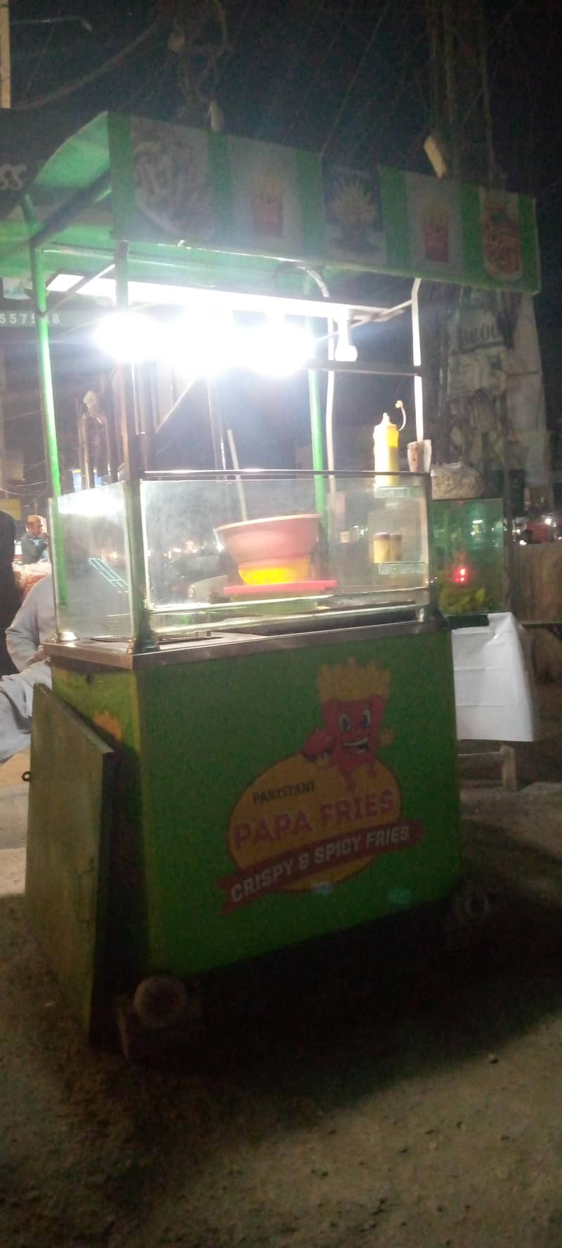 Fries stall complete setup 3