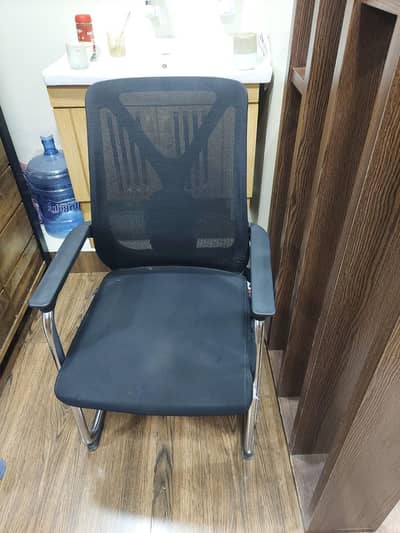2 Visitor Mesh Office Chair Set