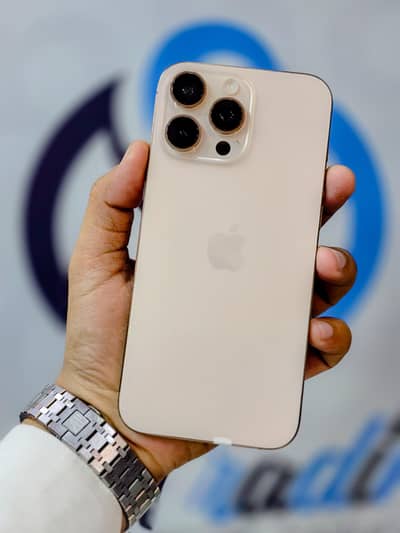 16 Pro Max 256GB Desert Titanium Complete Box PTA Approved