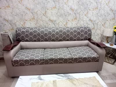 7 Seater Wooden Sofa Set Without Table