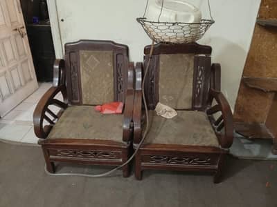 sofa set 5 seater with dewan 50/50 condition