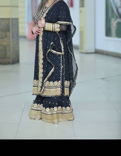 Heavy shahrara with long shirt