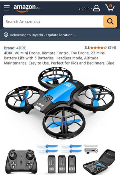Indoor Remote Control Drone for Kids