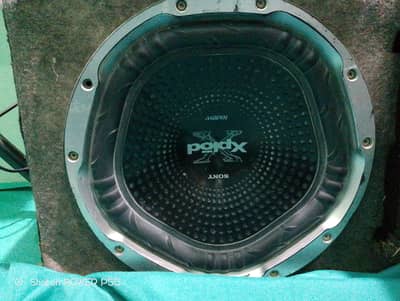Used Sony woofer with 4channle amplifier
