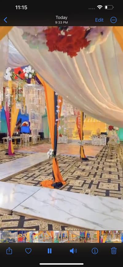 Catering Iftar chairs table event decorations mehndi