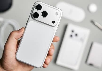 IPhone 17 pro max just like new silver