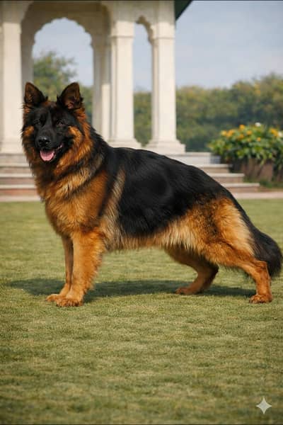 German Shepherd long coat female for sale