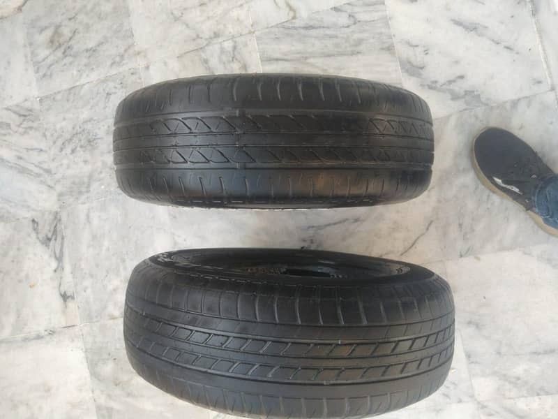 Two tyres 165/70 R12 - Tyres - 1111649298