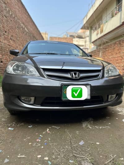 Honda civic 2005 modal prosmatic 03007762714