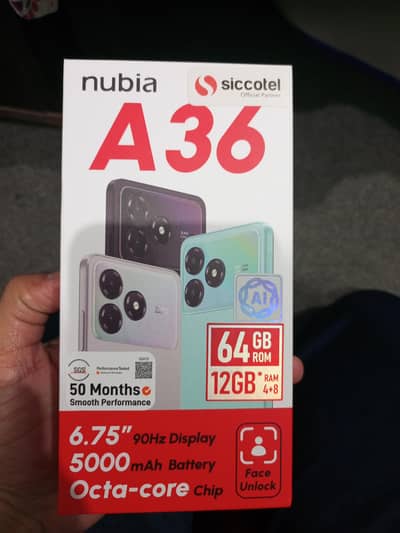 NUBIA A36 64GB Rom  12GB Ram * 4+8 03365450985