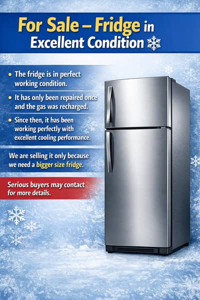 Fridge For Sale