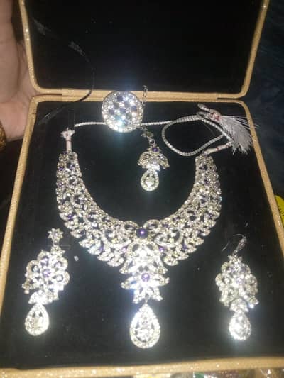 waleema jewelry . . . . Silver with purple stones