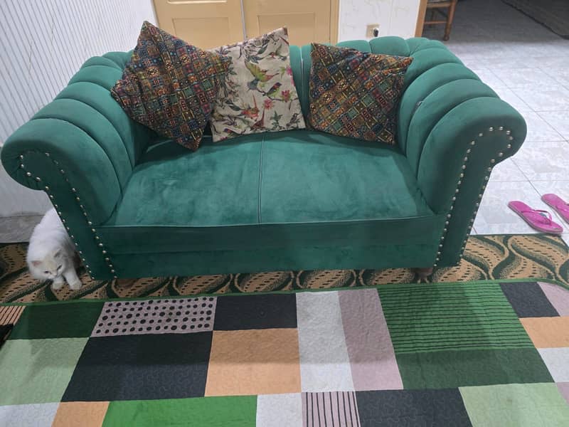 Green Sofa Set 0