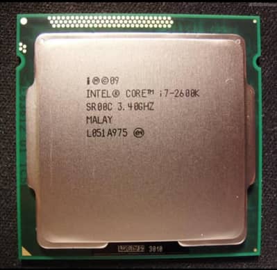 Intel Core i7 2600k Processor (equals to i7 3rd Gen)+Asus H61 Mobo