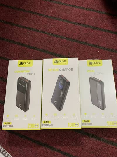 Olive Power Bank 0-4420 20.000 MAh New Box Pack