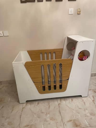 Kids Wooden Cot Bed with Mattress – Premium Quality – Lahore
