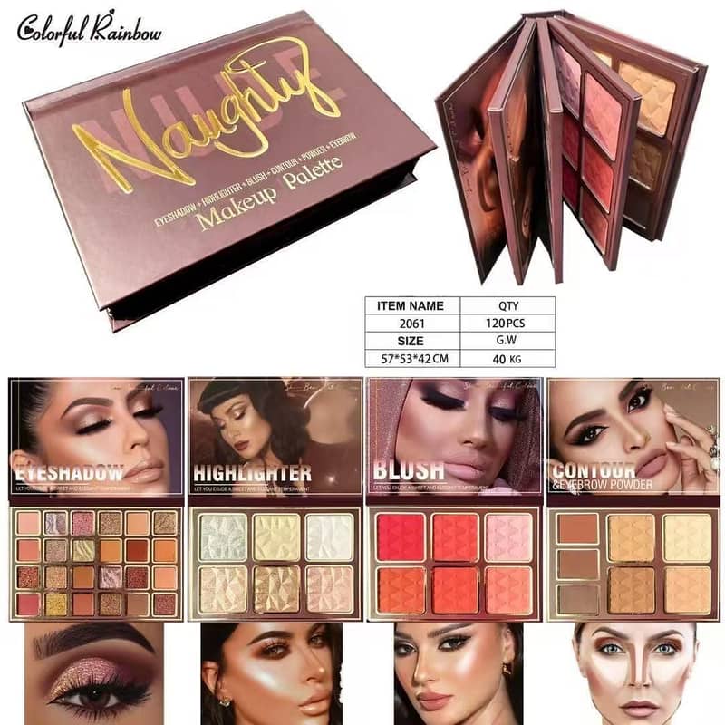spring soon foundation. hudamoji makeup palette. naughty makeup 3