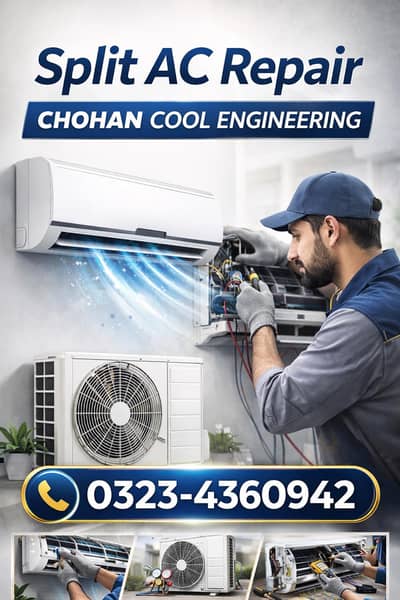 AC Cooling & Heating Repair Service Lahore Split AC Expert 03234360942