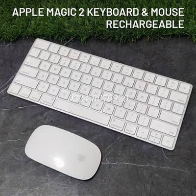 Apple Magic Keyboard 2 ( A1644 & Magic Mouse 2 ( A1657 Rechargeable